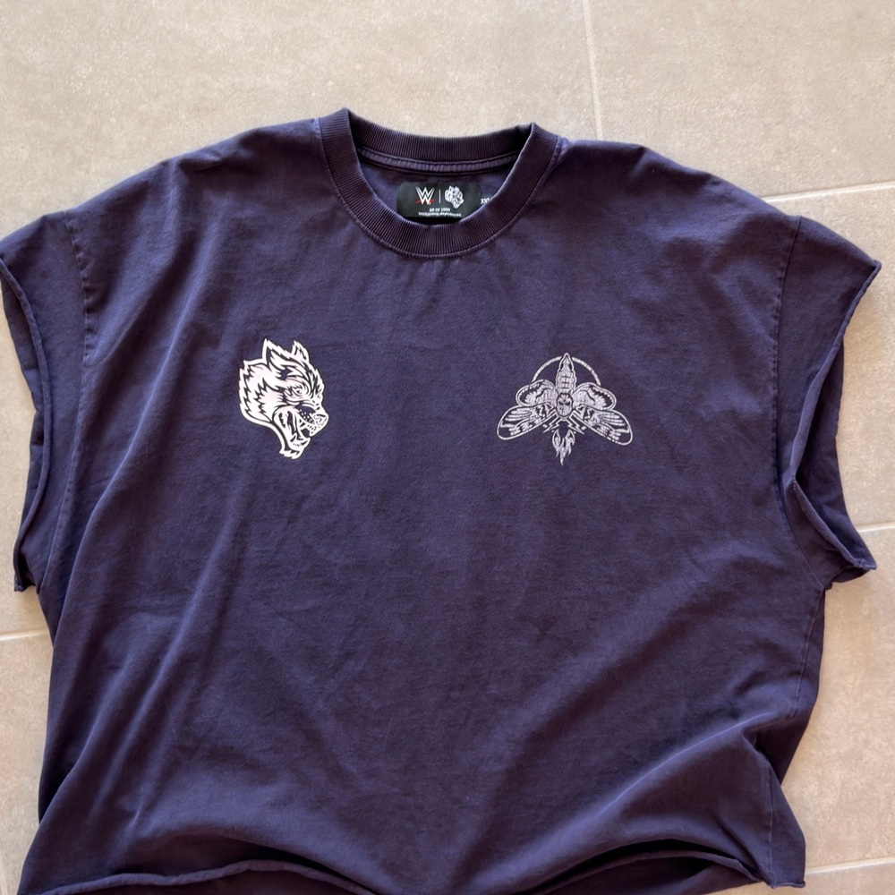 DarcSport WWE 3XL Navy Graphic T-Shirt
